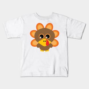 🦃 Adorable baby Turkey (boy) Kids T-Shirt